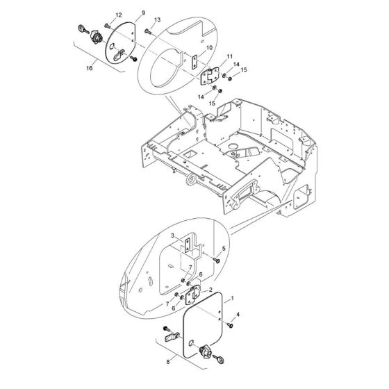 Front Frame Assembly for Bomag