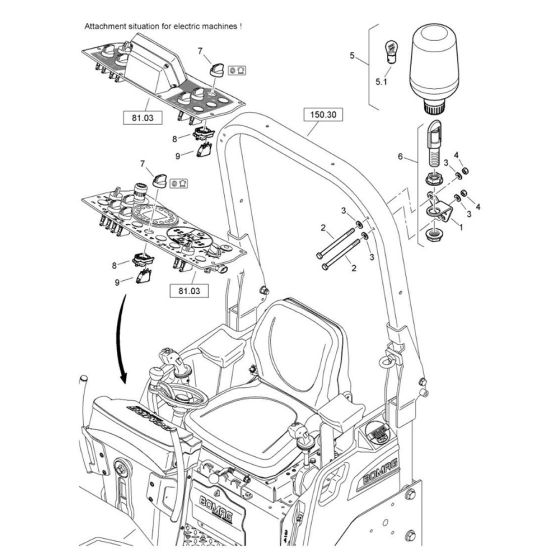 Rotary Beacon Assembly