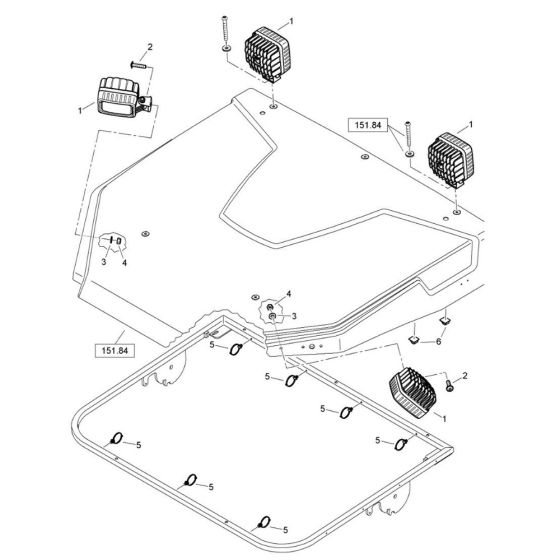Roof Lighting Assembly