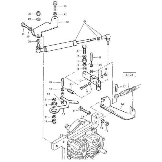 Actuation Assembly for Bomag