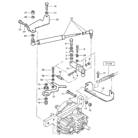Actuation Assembly for Bomag