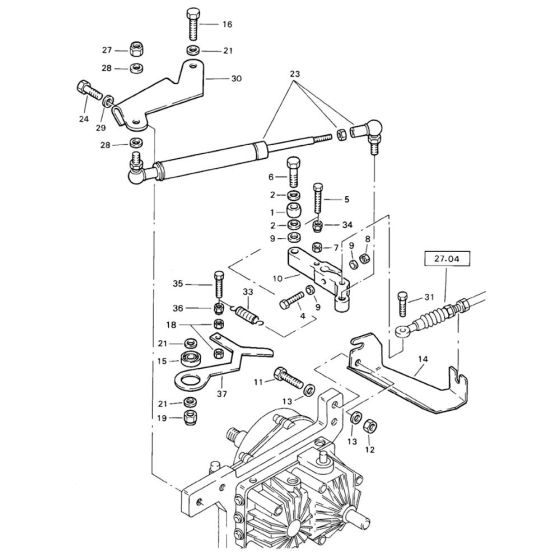 Actuation Assembly for Bomag
