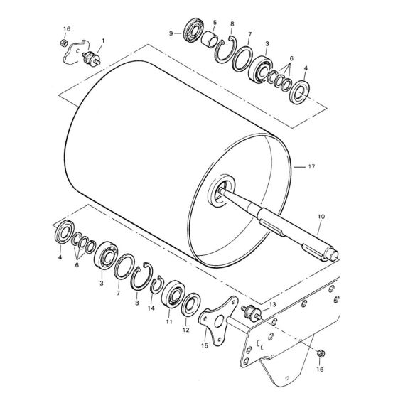 Vibratory Roller Drum Assembly