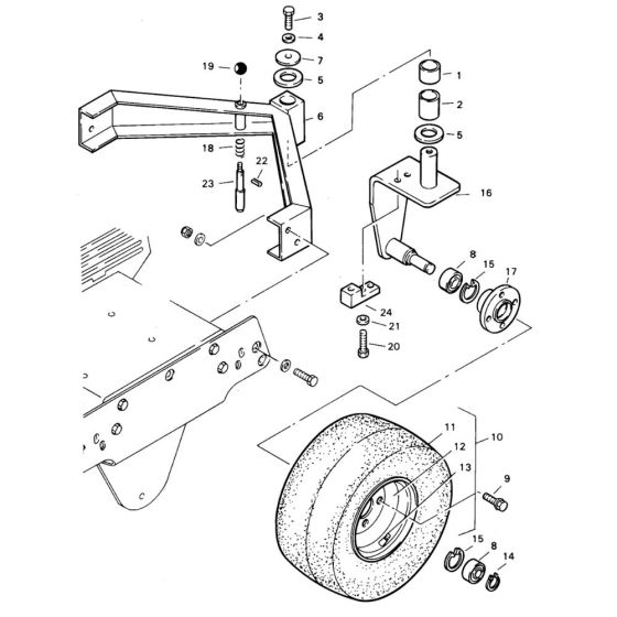 Supporting Wheel Assembly
