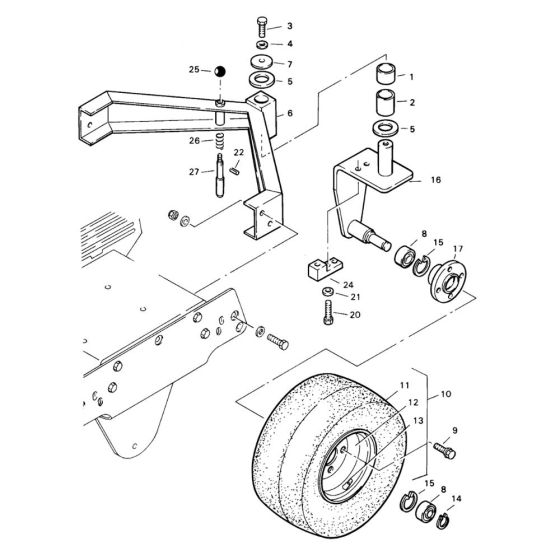 Supporting Wheel Assembly
