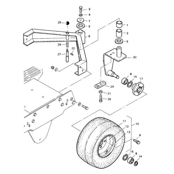Supporting Wheel Assembly