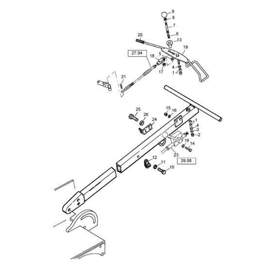 Actuation Assembly for Bomag