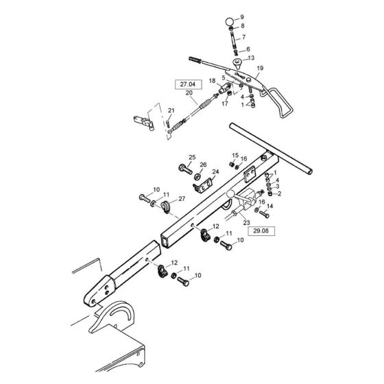 Actuation Assembly for Bomag