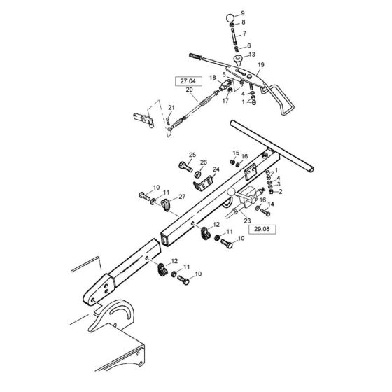 Actuation Assembly for Bomag Roller