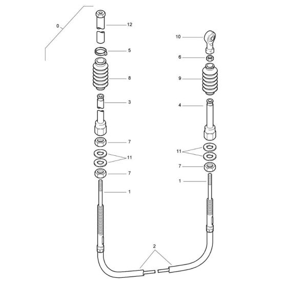 Travel Actuation Cable Assembly