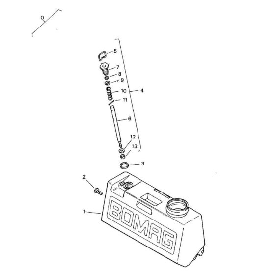 Water Tank Assembly for Bomag