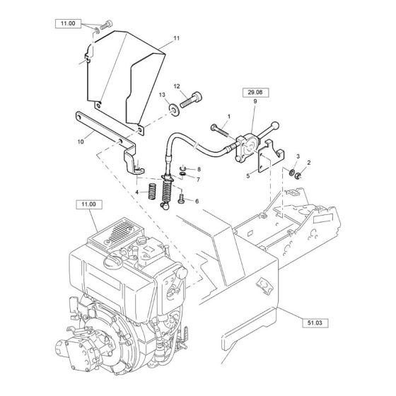 Travel Actuation Assembly