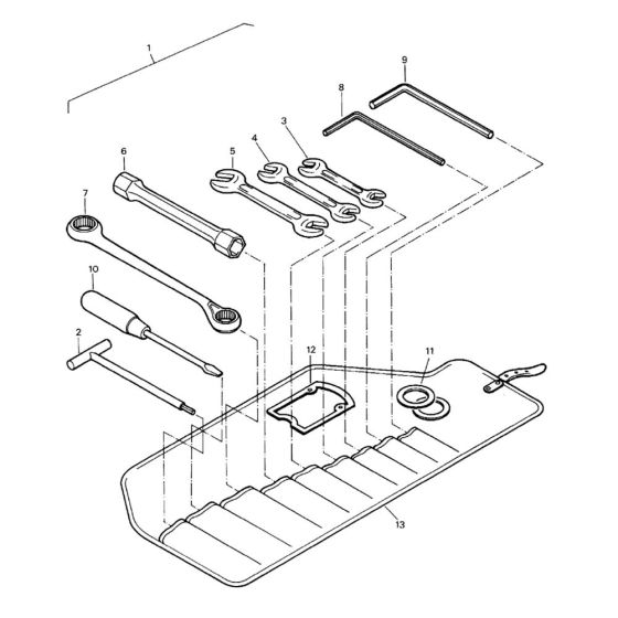 Tools for Bomag BW 75 E Roller