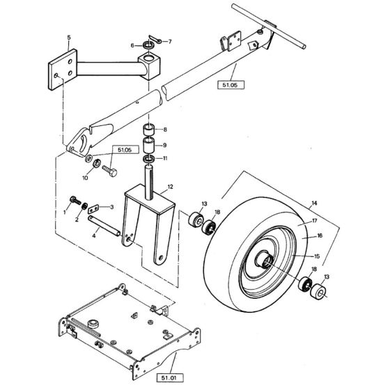 Supporting Wheel Assembly
