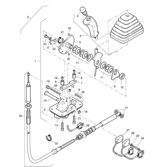 Travel Actuation Cable Assembly