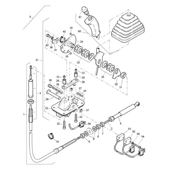Travel Actuation Cable Assembly