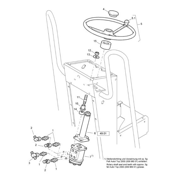Steering Assembly for Bomag Roller