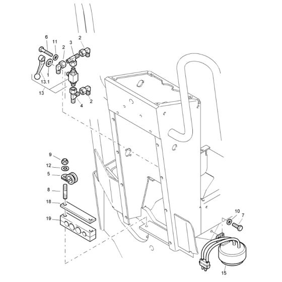 Rear Frame Assembly for Bomag