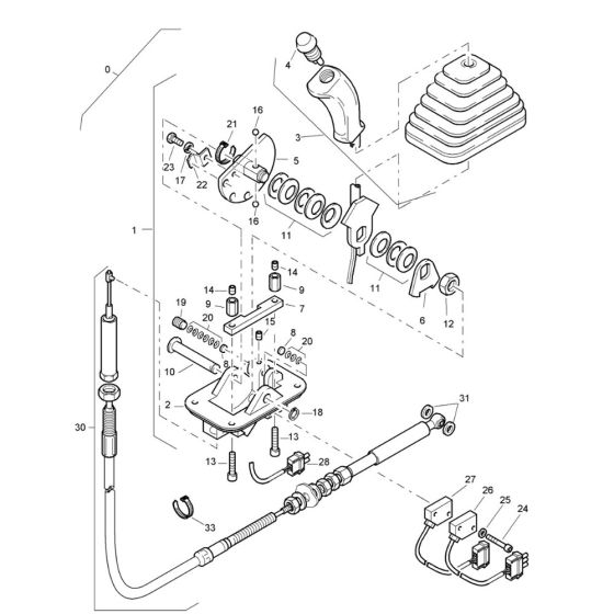 Travel Actuation Cable Assembly