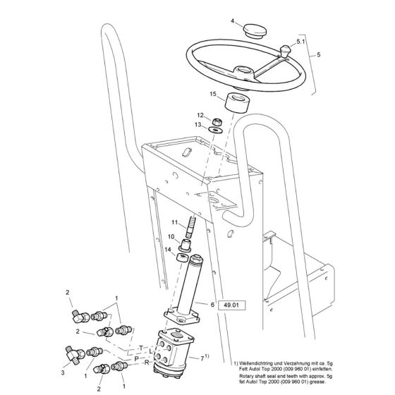 Steering Assembly for Bomag BW80