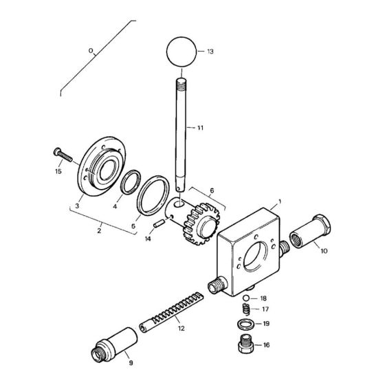 Clutch Cable Assembly for Bomag