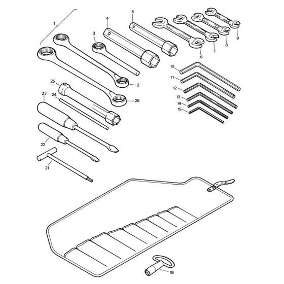 Bomag BW 90 S Roller Tools