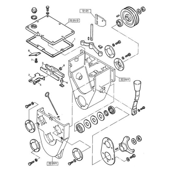 Transmission Assembly for Bomag
