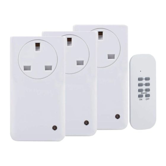 Smarthome Remote Control Socket Kit 3 Piece