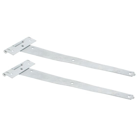 300mm 12" - Light Tee Hinges used on light gates & shed manufacturing Zinc