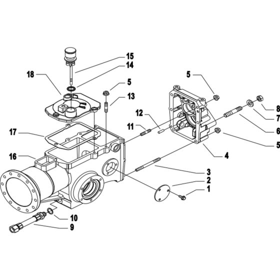 Gearbox Assembly for Camon C10 (PowerSafe) Rotovators