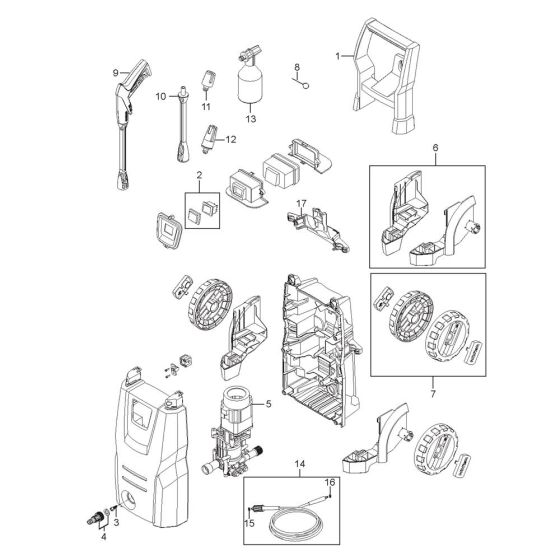 Nilfisk C 110.7-5 PCD X-TRA Assembly