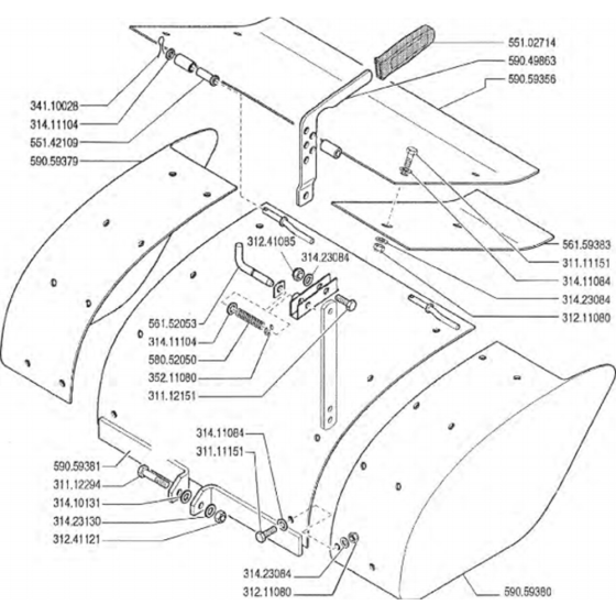 Guard Assembly for Camon C13 (2011) Rotovators