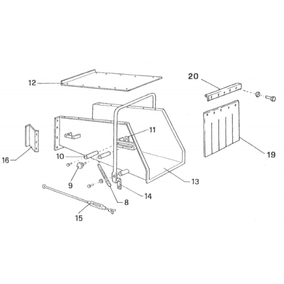 Insert Chute Assembly for Camon C300 Garden Chippers