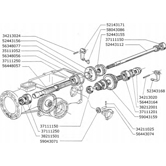 Shaft Assembly for Camon C8 (1989) Rotovators