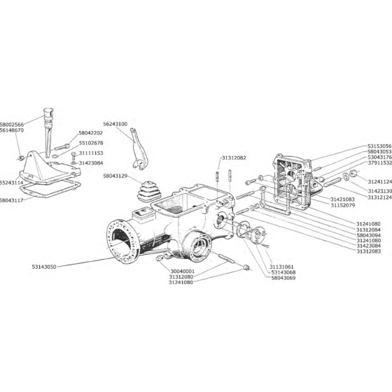 Drive Assembly for Camon C8 (1989) Rotovators