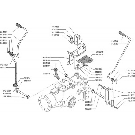 Lockout Lever Assembly for Camon C8 (2)011) Rotovators