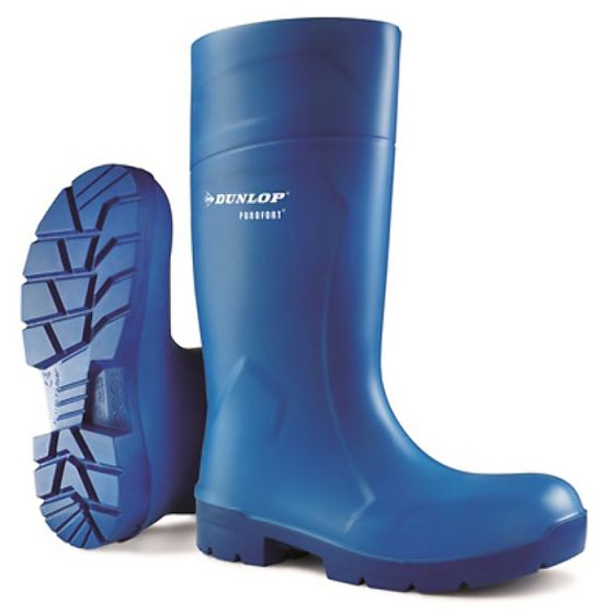 Dunlop Purofort Boots Food Processing Industry Safety Toecap Blue Size 09
