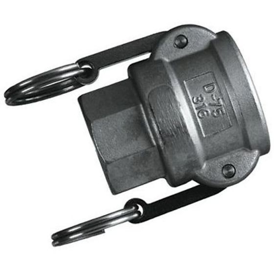 Camlock Coupling 1.1/2" Type D Aluminium for Quick Hose Connection