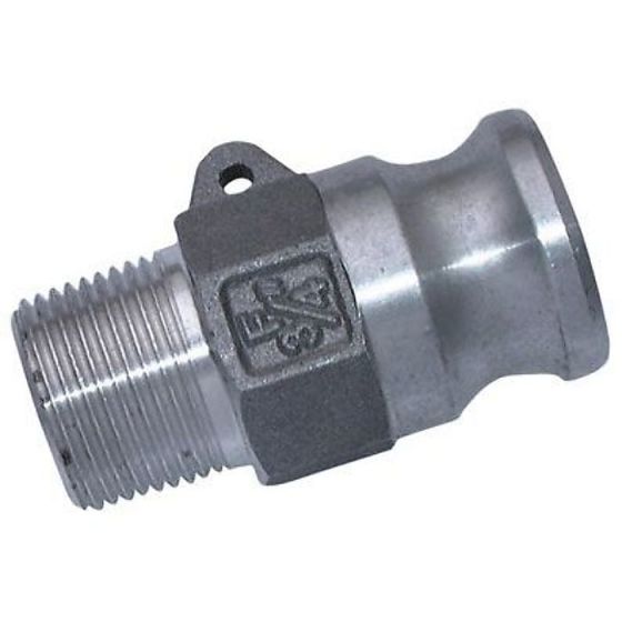 Camlock Coupling 1.1/2" Type F Plug Aluminium for Quick Hose Connections