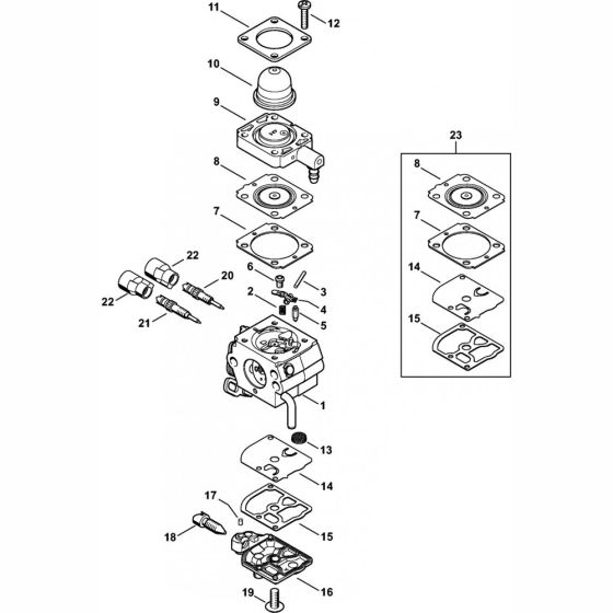 Carburetor for Stihl FR230