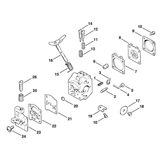 Carburettor Assembly for Stihl