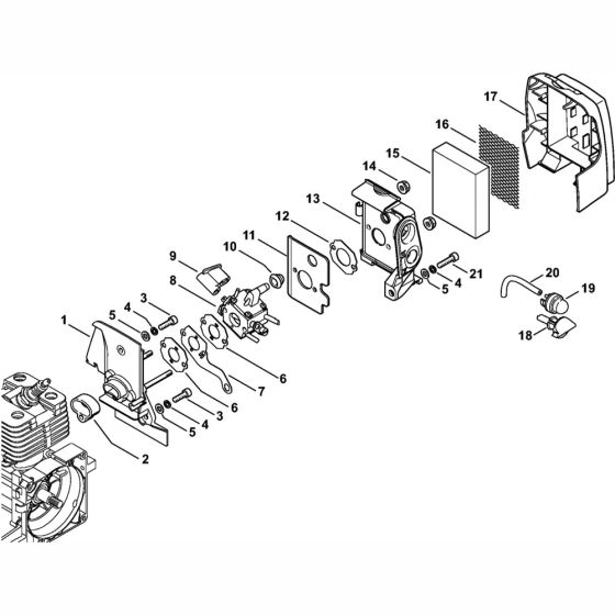 Carburetor & Air Filter for FR3900