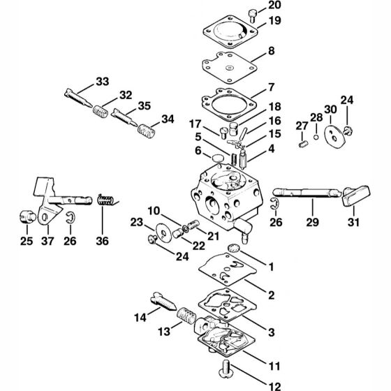 Carburetor Assembly for Stihl FR106