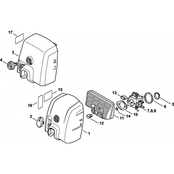 Carburetor & Air Filter for Stihl
