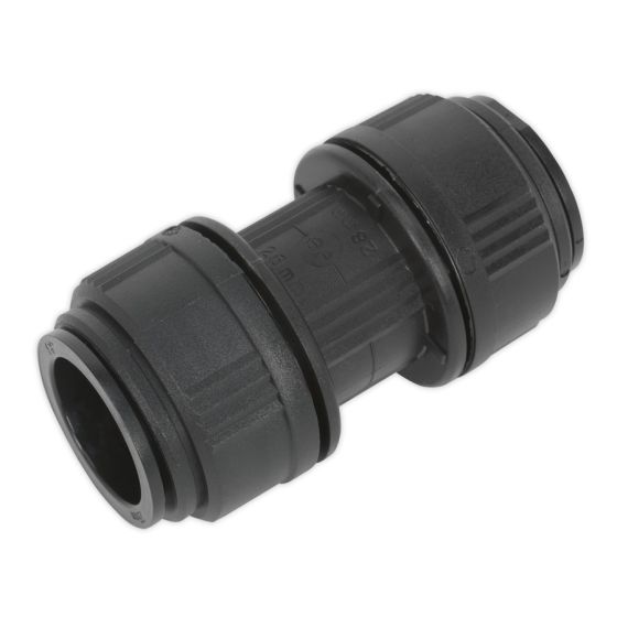 Straight Connector 28mm Pack of 5 (John Guest Speedfit - PM0428E) Sealey Part No. CAS28SC