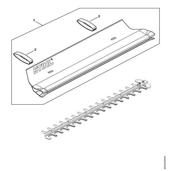 Catcher Blade for Stihl HLA 65
