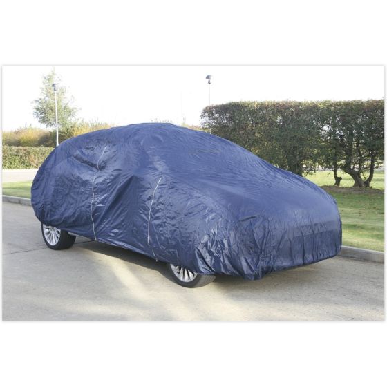 Car Cover Lightweight Medium 4060 x 1650 x 1220mm Sealey Part No. CCEM