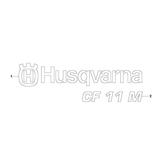 Husqvarna CF 11 M Decals