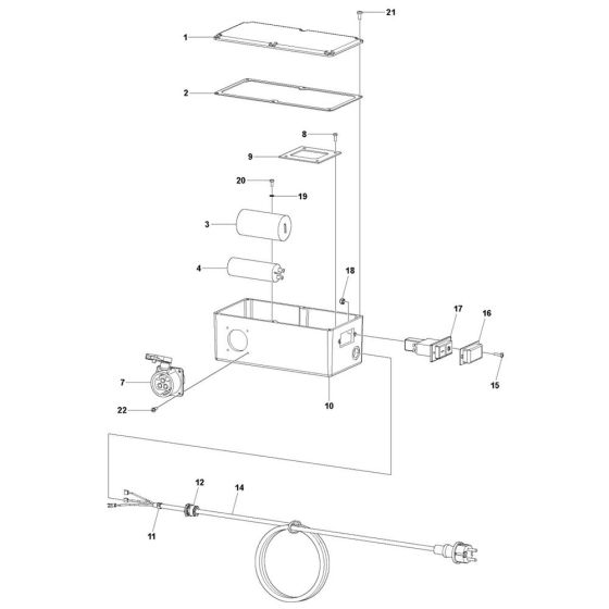 Terminal Box for Husqvarna CF 11 M