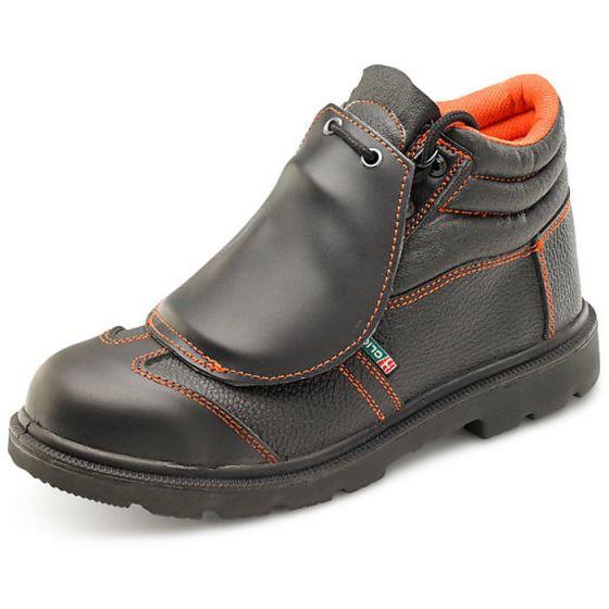 Click Metatarsal Boot S3 4 'D' Ring 200 Joule Steel Toe Cap Black Size 06
